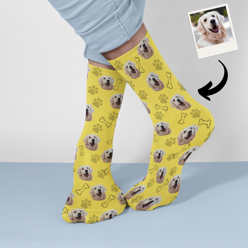 Personalisierte Hundesocken - Pfotenglück