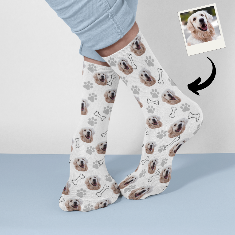 Personalisierte Hundesocken - Pfotenglück