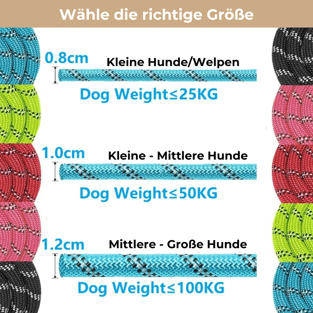 Emmalove - GlowLeash Reflektierende Hundeleine