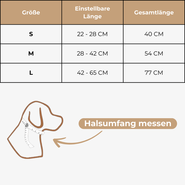 SafeTrack Lederhalsband – mit AirTag-Fach