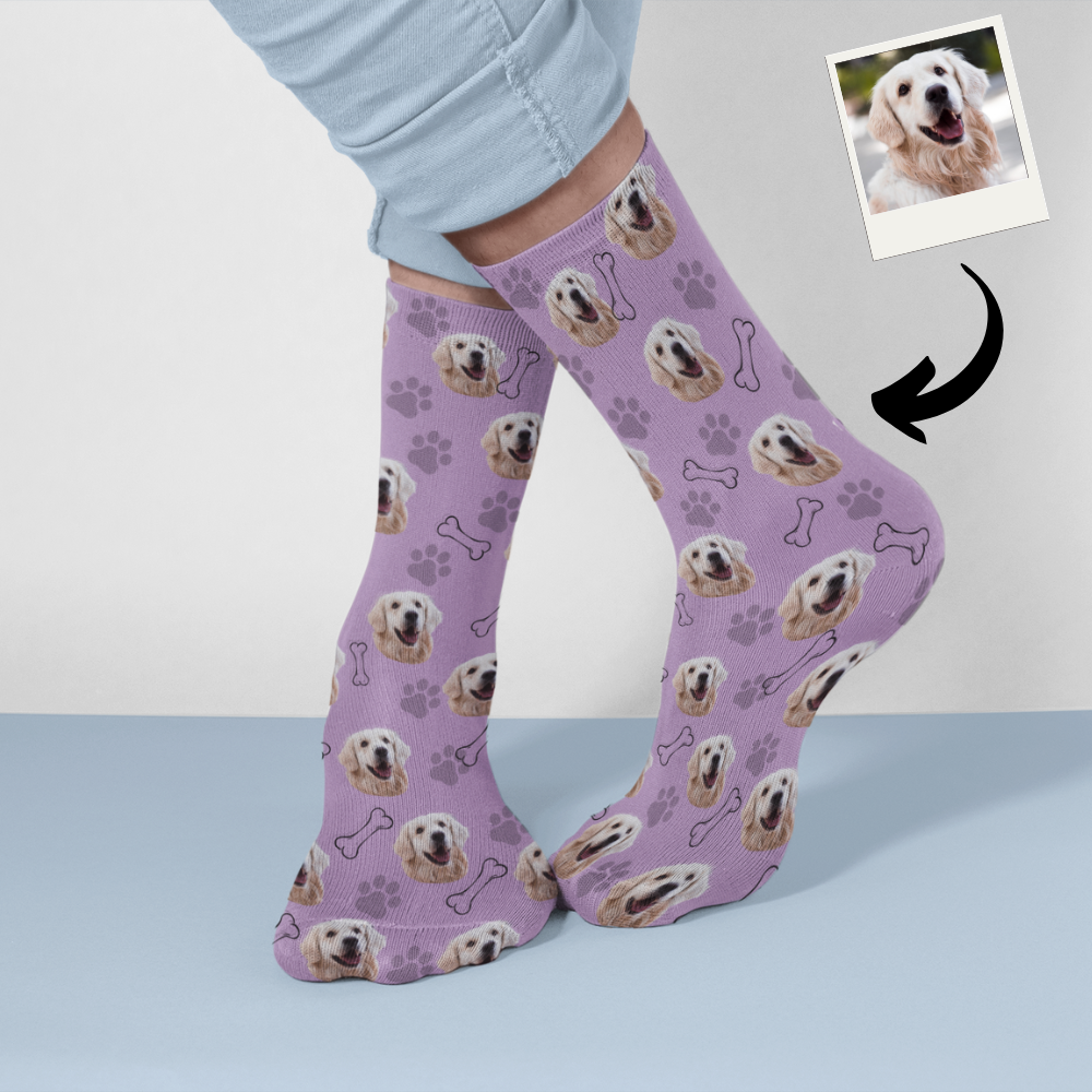 Personalisierte Hundesocken - Pfotenglück