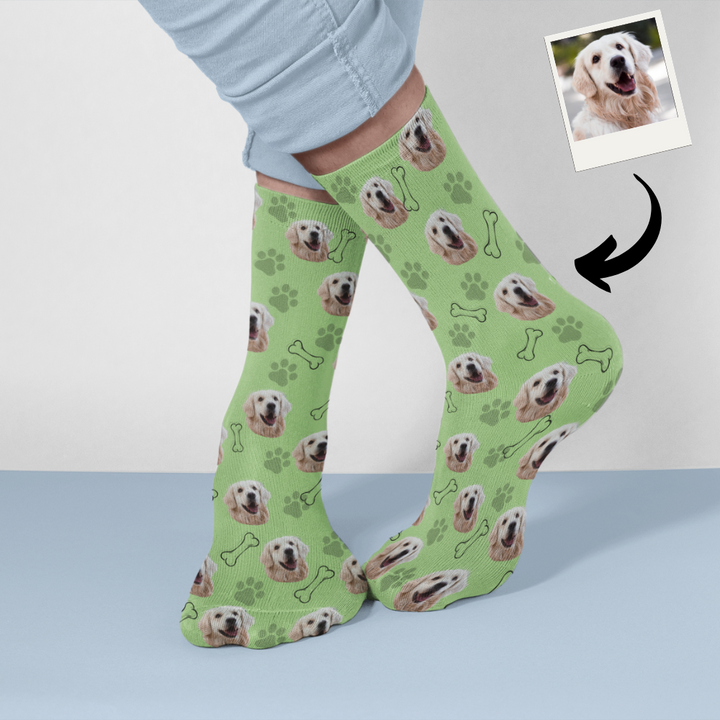 Personalisierte Hundesocken - Pfotenglück